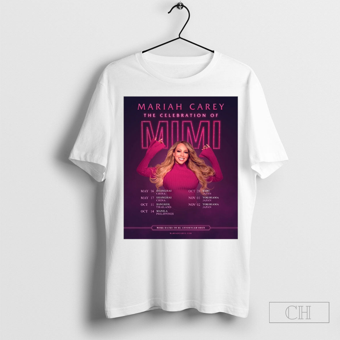 Official Mariah Carey The Celebration Of Mimi May 16 - Adult & Kids T-Shirts, Sweatshirts & Hoodies apparel design preview 1