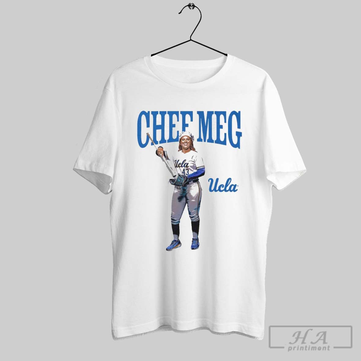 Official Megan Grant Chef Meg Illustrated Ucla Bruins - Adult & Kids T-Shirts, Sweatshirts & Hoodies apparel design preview 1