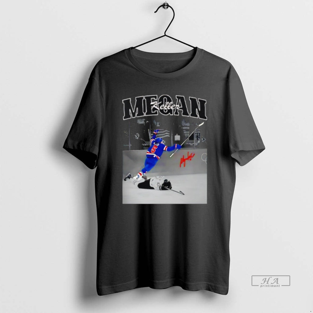 Official Megan Keller Usa Champion Hockey Signature - Adult & Kids T-Shirts, Sweatshirts & Hoodies apparel design preview 1