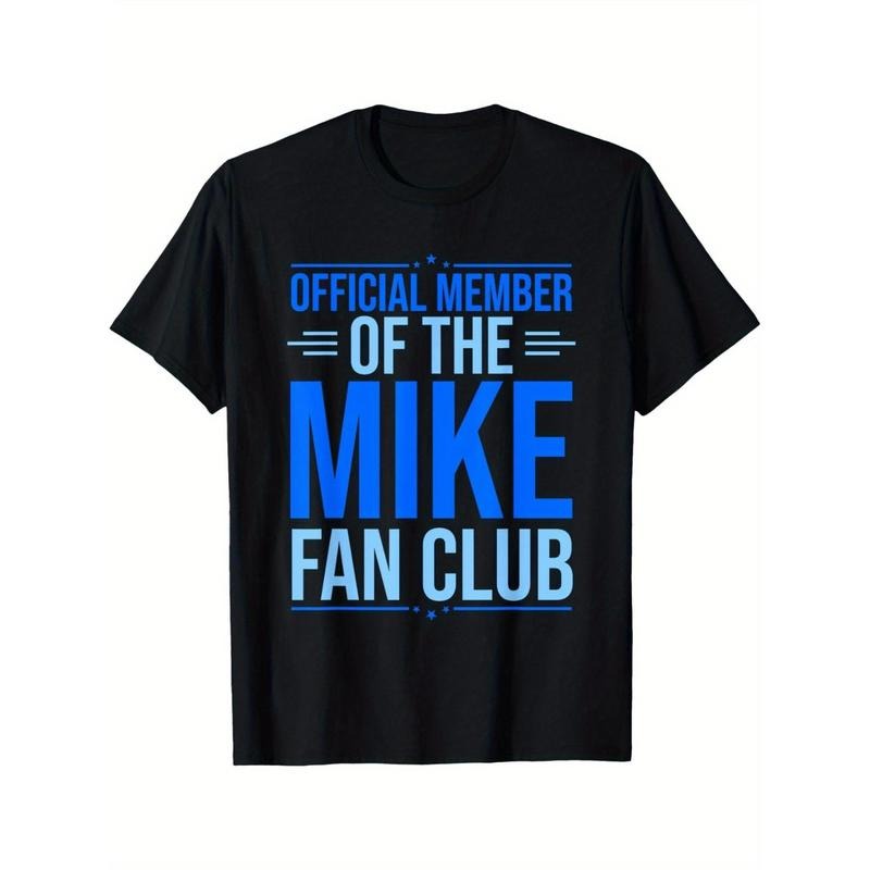 Official Member Mike Fan Club Funny First Name Made - Adult & Kids T-Shirts, Sweatshirts & Hoodies apparel design preview 1