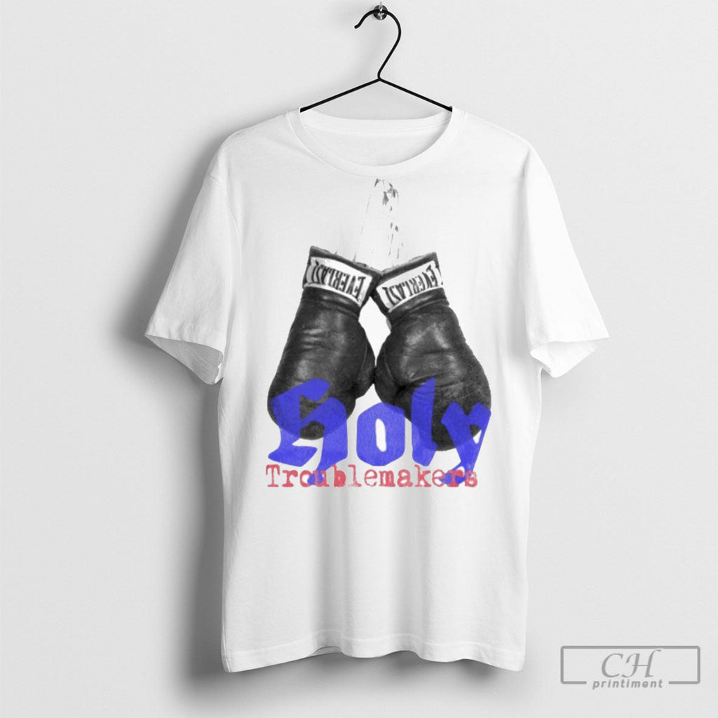 Official Mercy Culture Holy Troublemakers Boxing - Adult & Kids T-Shirts, Sweatshirts & Hoodies apparel design preview 1