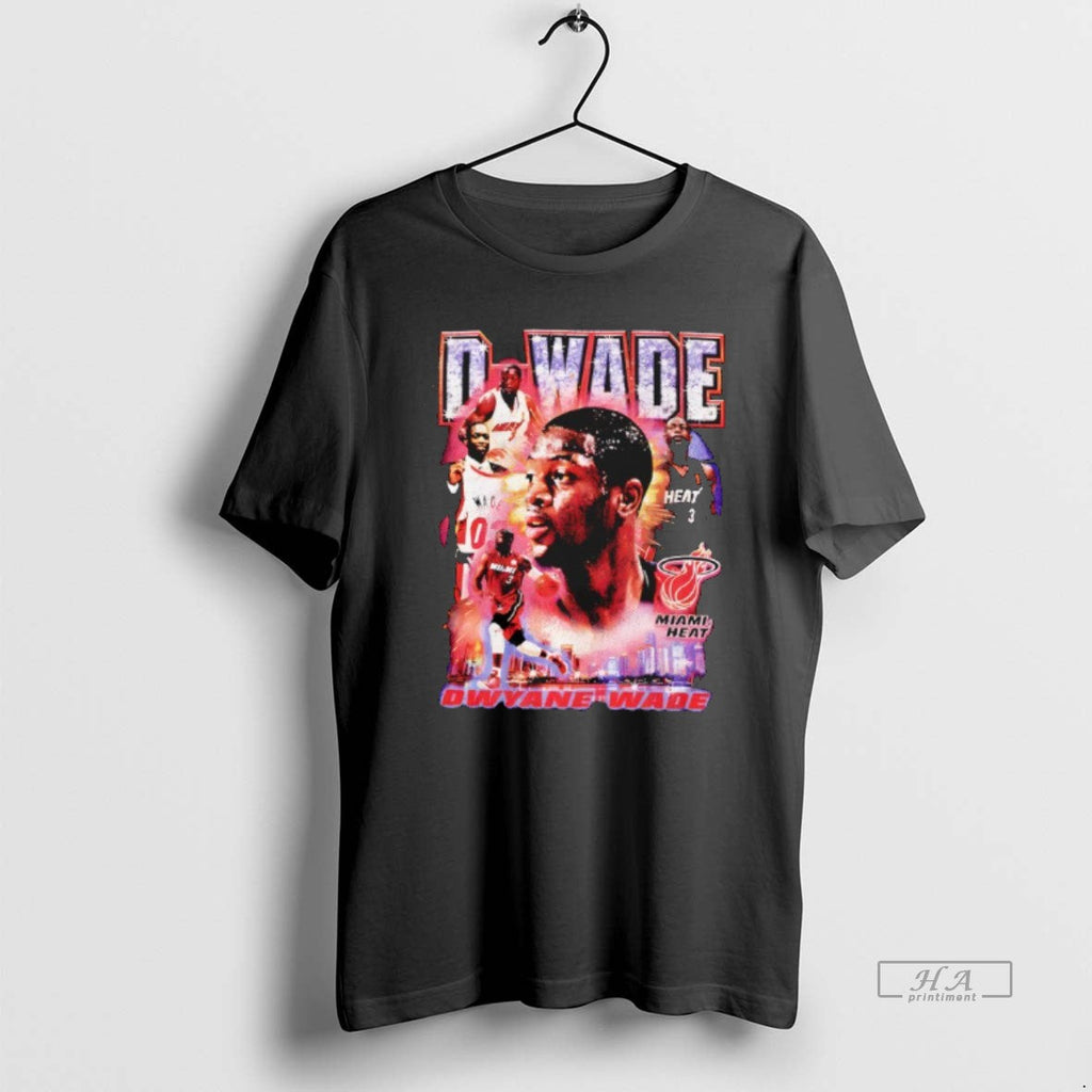 Official Miami Heat Mitchell Ness Vintage Hype Dwyane - Adult & Kids T-Shirts, Sweatshirts & Hoodies apparel design preview 1