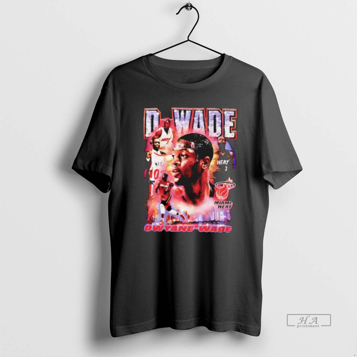 Official Miami Heat Mitchell Ness Vintage Hype Dwyane - Adult & Kids T-Shirts, Sweatshirts & Hoodies apparel design preview 1
