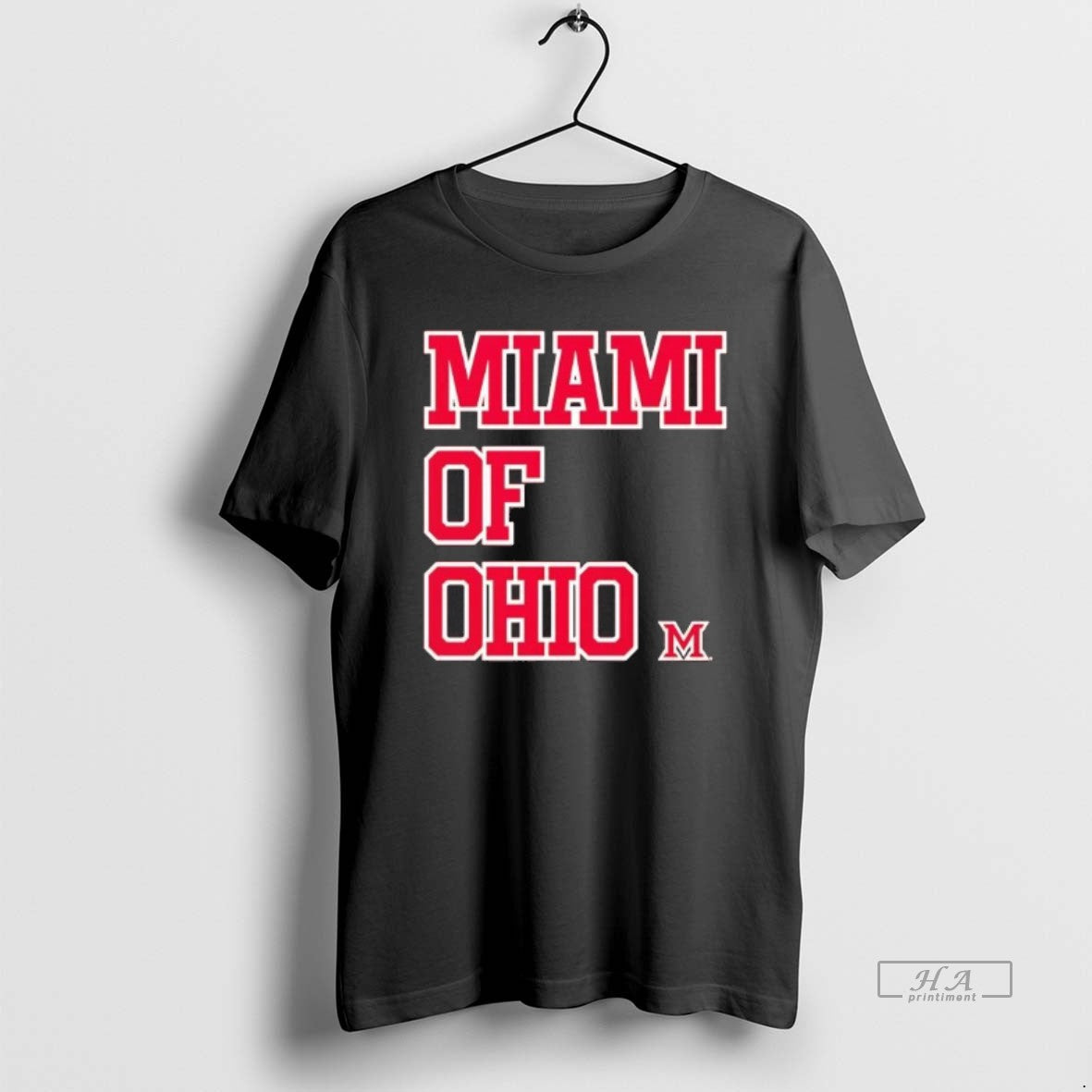 Official Miami Redhawks Ohio - Adult & Kids T-Shirts, Sweatshirts & Hoodies apparel design preview 1