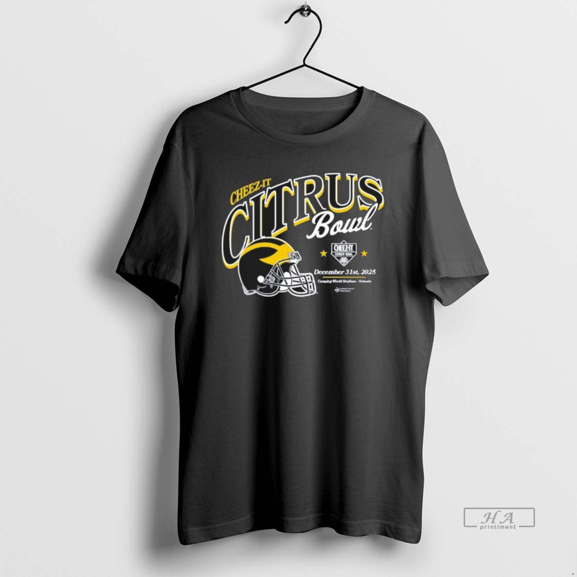 Official Michigan Football 2025 Cheez Citrus Bowl - Adult & Kids T-Shirts, Sweatshirts & Hoodies apparel design preview 1
