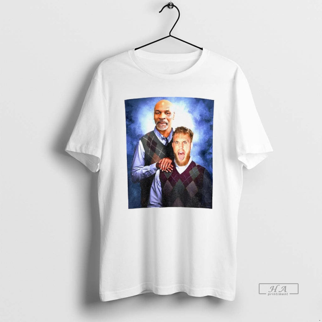 Official Mike Tyson Jake Paul Boxing Step Brothers - Adult & Kids T-Shirts, Sweatshirts & Hoodies apparel design preview 1