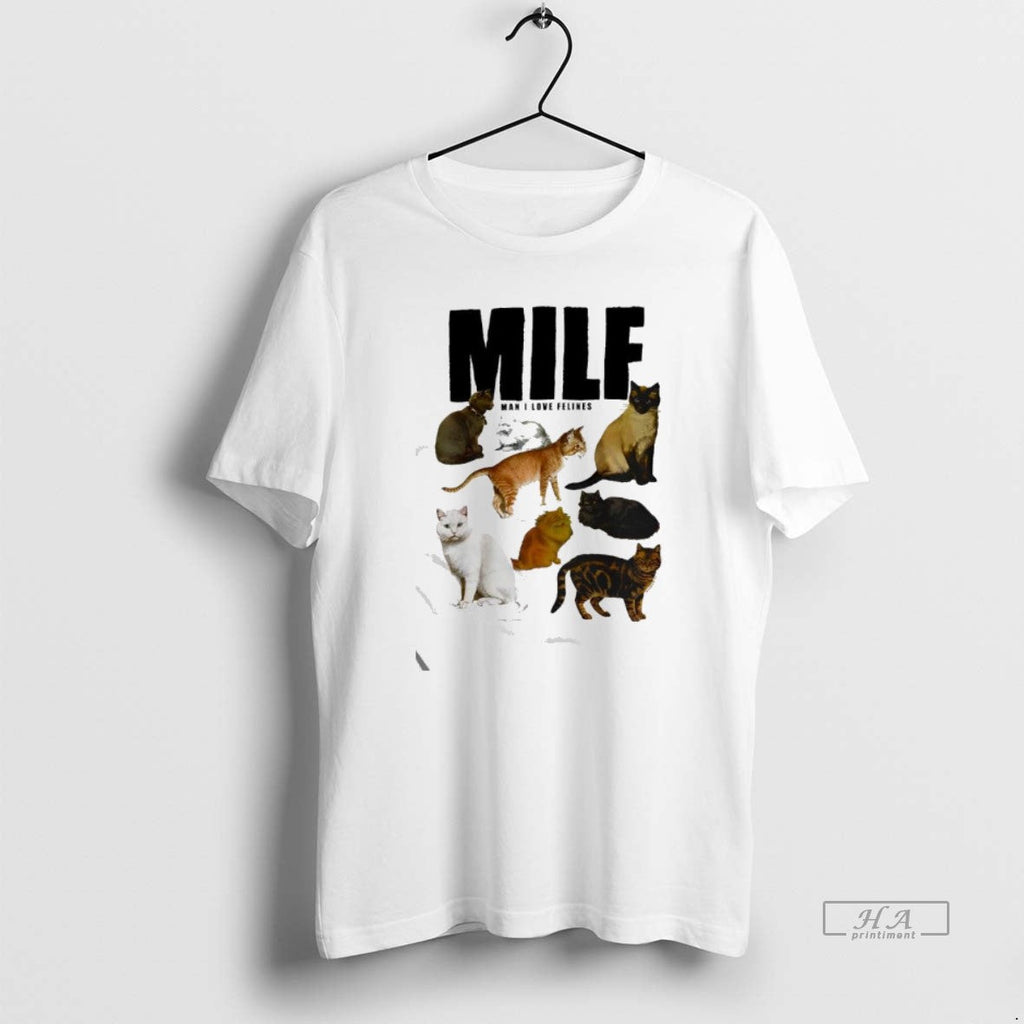 Official Milf Man I Love Felines Cat - Adult & Kids T-Shirts, Sweatshirts & Hoodies apparel design preview 1