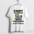 Official Minions Daddy And Daughter Not Always Eye To - Adult & Kids T-Shirts, Sweatshirts & Hoodies apparel design preview 1