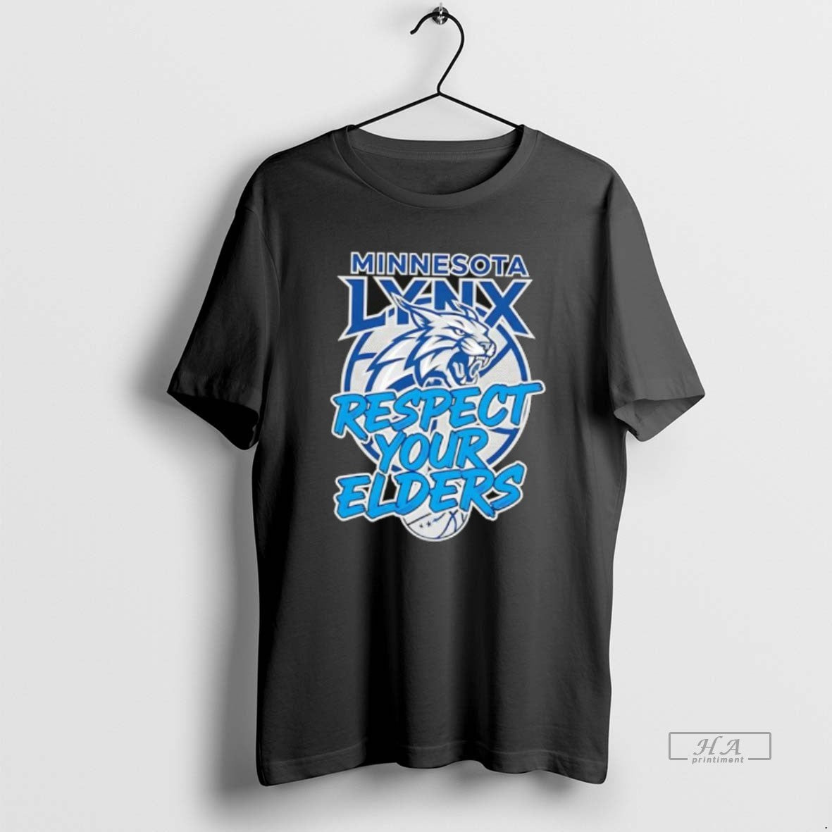 Official Minnesota Lynx Respect Your Elders - Adult & Kids T-Shirts, Sweatshirts & Hoodies apparel design preview 1