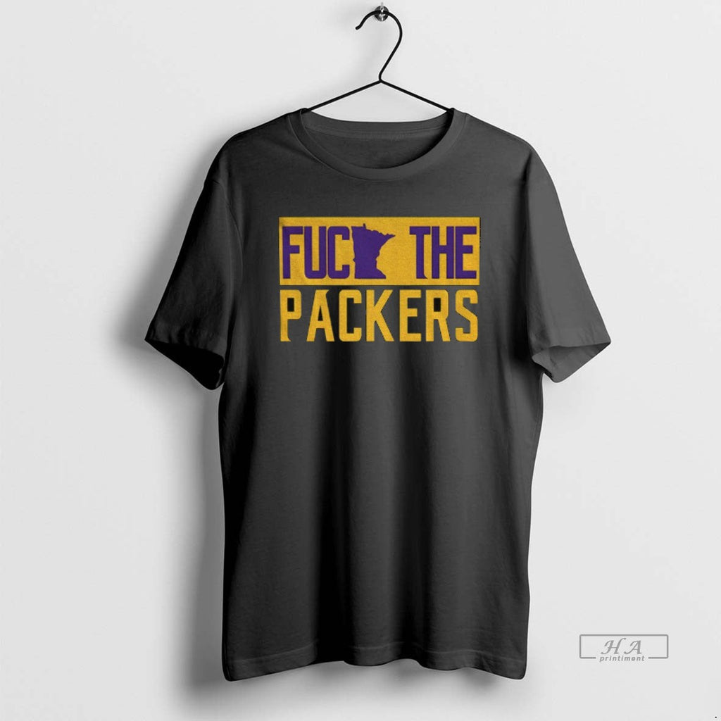 Official Minnesota Vikings Football Fuck Packers - Adult & Kids T-Shirts, Sweatshirts & Hoodies apparel design preview 1