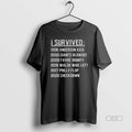 Official Minnesota Vikings I Survived 1998 Anderson - Adult & Kids T-Shirts, Sweatshirts & Hoodies apparel design preview 1