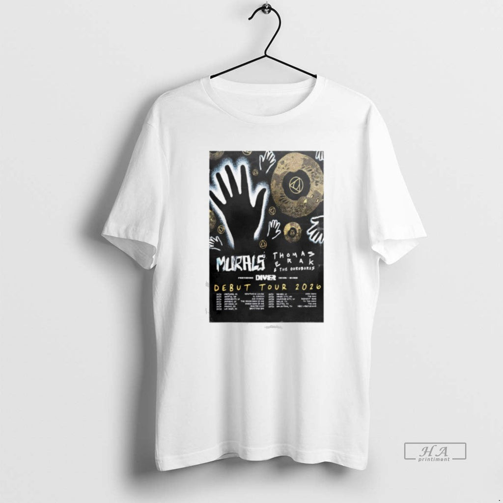 Official Murals Debut Tour 2026 - Adult & Kids T-Shirts, Sweatshirts & Hoodies apparel design preview 1