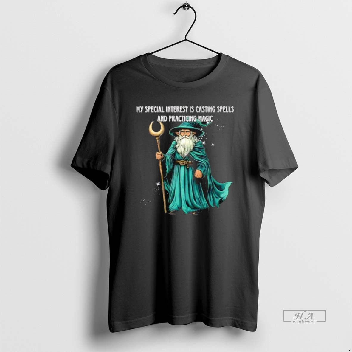 Official My Interest Is Casting Spells Practicing - Adult & Kids T-Shirts, Sweatshirts & Hoodies apparel design preview 1