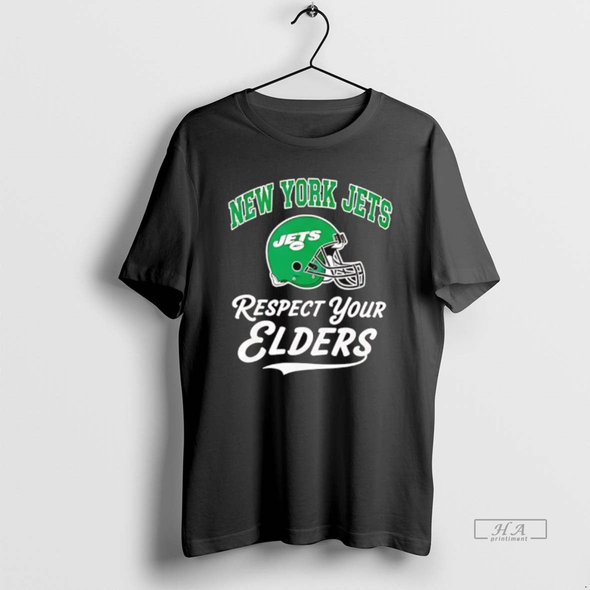 Official New York Jets Respect Your Elders - Adult & Kids T-Shirts, Sweatshirts & Hoodies apparel design preview 1