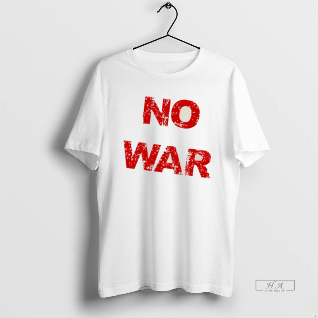 Official No War With Iran Text - Adult & Kids T-Shirts, Sweatshirts & Hoodies apparel design preview 1
