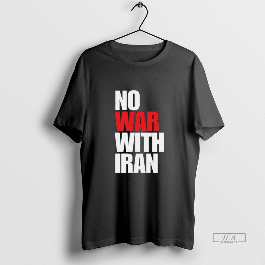 Official No War With Iran Stop Trumps - Adult & Kids T-Shirts, Sweatshirts & Hoodies apparel design preview 1