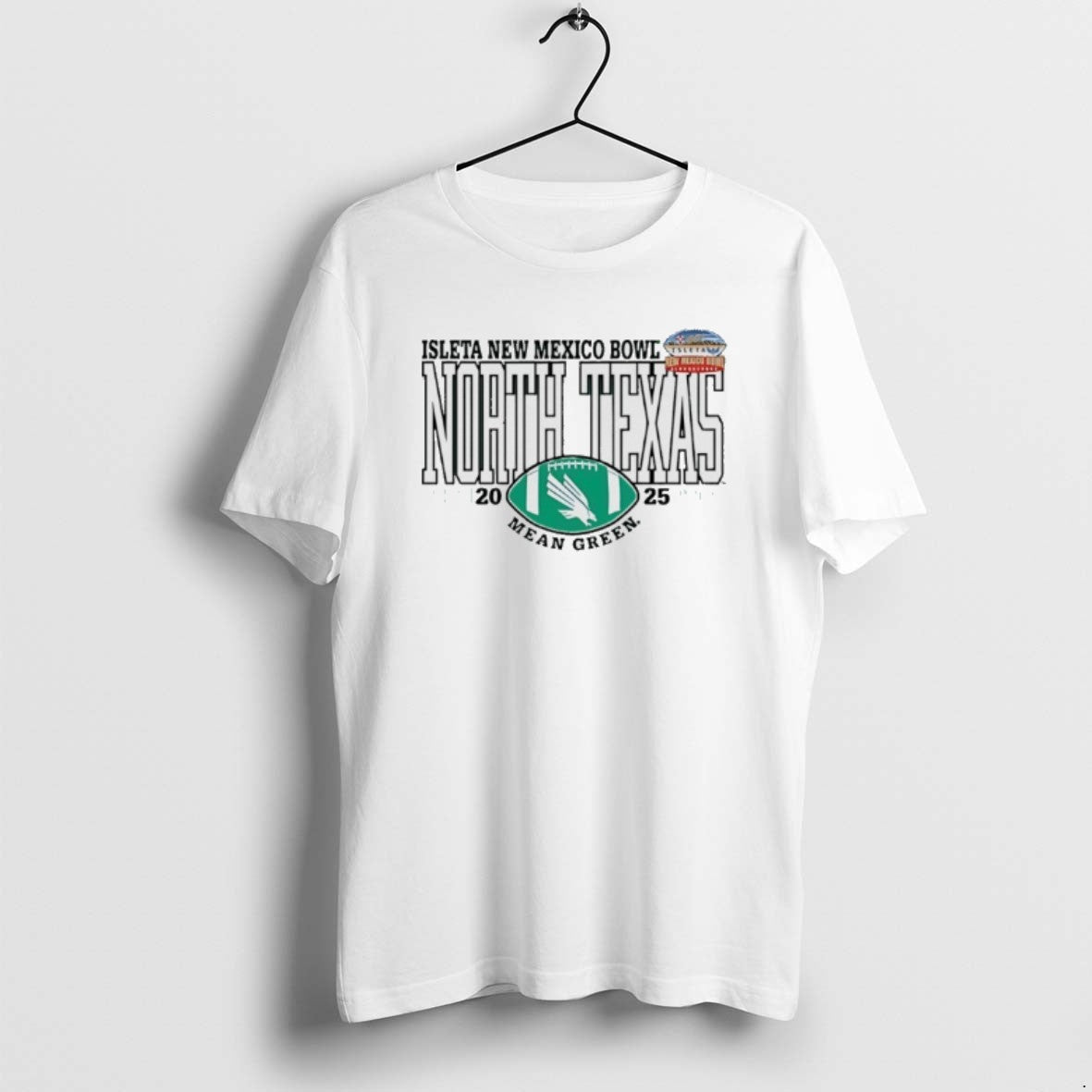 Official North Texas Mean Green 2025 New Mexico Bowl - Adult & Kids T-Shirts, Sweatshirts & Hoodies apparel design preview 1