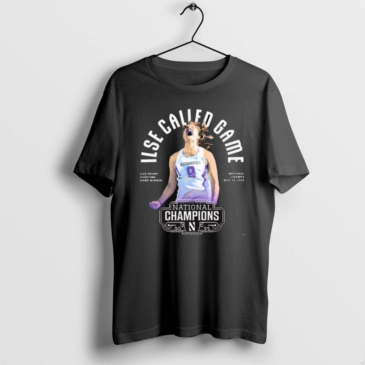 Official Northwestern Wildcats Ilse Called Game Tromp - Adult & Kids T-Shirts, Sweatshirts & Hoodies apparel design preview 1