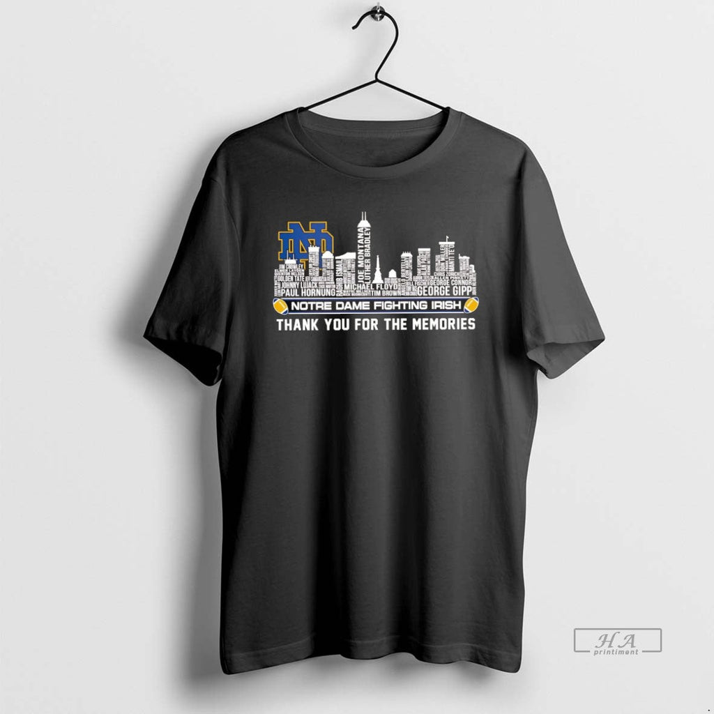 Official Notre Dame Fighting Irish City Players Names - Adult & Kids T-Shirts, Sweatshirts & Hoodies apparel design preview 1