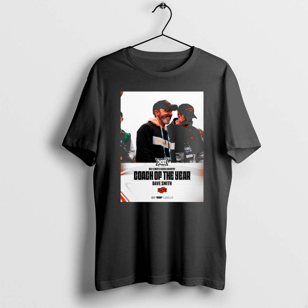Official Osu Dave Smith 2025 Big 12 Cross Country - Adult & Kids T-Shirts, Sweatshirts & Hoodies apparel design preview 1