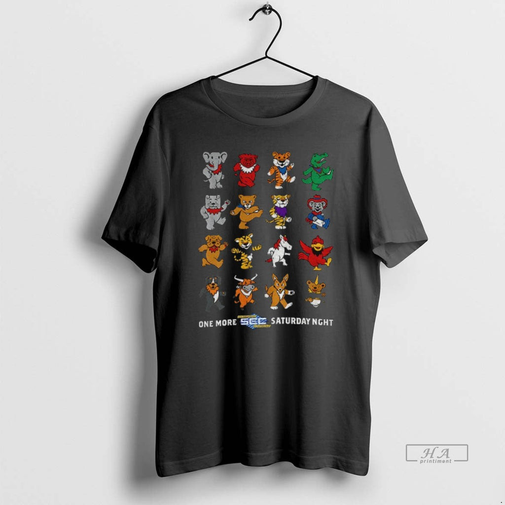 Official One More Sec Football Saturday Night - Adult & Kids T-Shirts, Sweatshirts & Hoodies apparel design preview 1