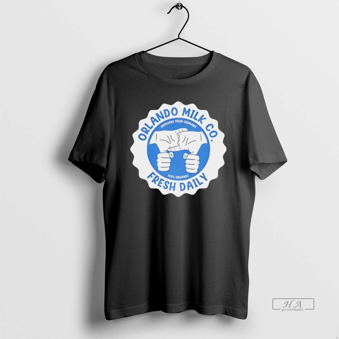 Official Orlando Milk Co Fresh Daily Imported Germany - Adult & Kids T-Shirts, Sweatshirts & Hoodies apparel design preview 1