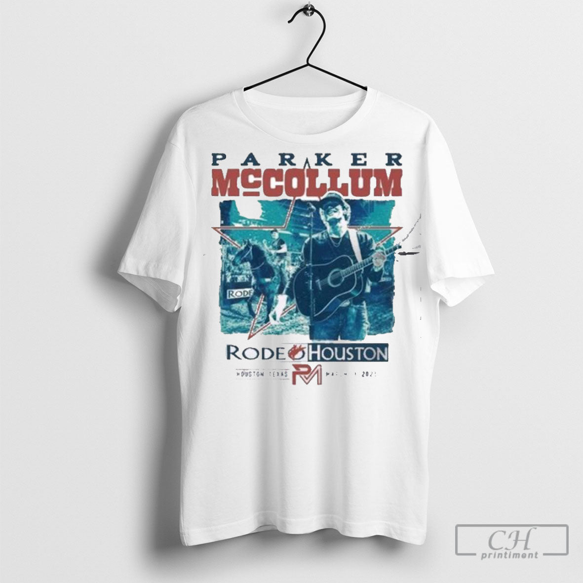 Official Parker Mccollum Nrg Stadium Houston Tx 2025 - Adult & Kids T-Shirts, Sweatshirts & Hoodies apparel design preview 1