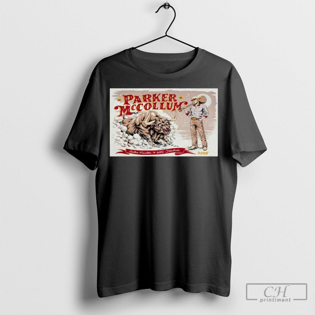 Official Parker Mccollum On March 21 2025 In Houston - Adult & Kids T-Shirts, Sweatshirts & Hoodies apparel design preview 1