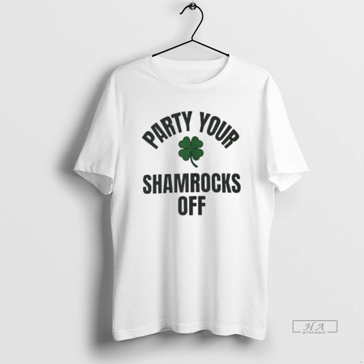 Official Party Your Shamrocks Off St Patricks Day - Adult & Kids T-Shirts, Sweatshirts & Hoodies apparel design preview 1