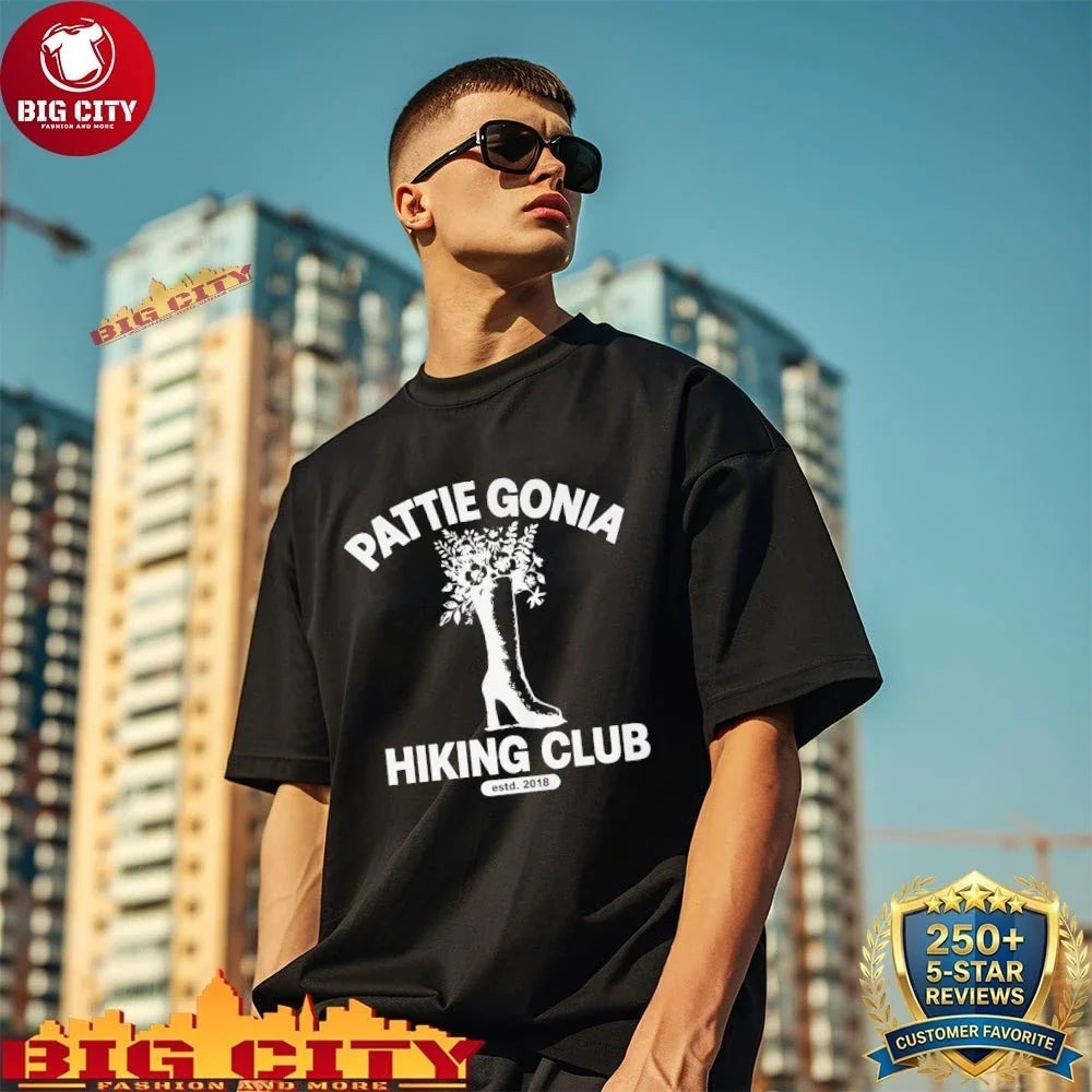 Official Pattie Gonia Hiking Club - Adult & Kids T-Shirts, Sweatshirts & Hoodies apparel design preview 1