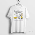 Official Peanuts Spread Kindness Like Confetti World - Adult & Kids T-Shirts, Sweatshirts & Hoodies apparel design preview 1
