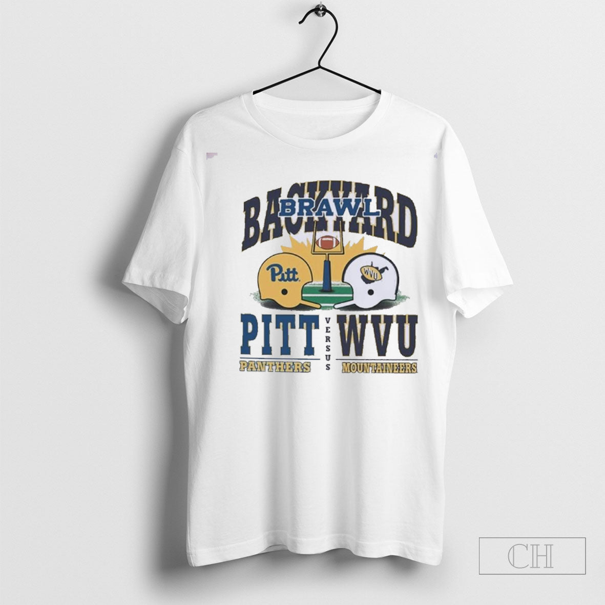 Official Pitt Panthers Backyard Brawl Versus Wvu - Adult & Kids T-Shirts, Sweatshirts & Hoodies apparel design preview 1