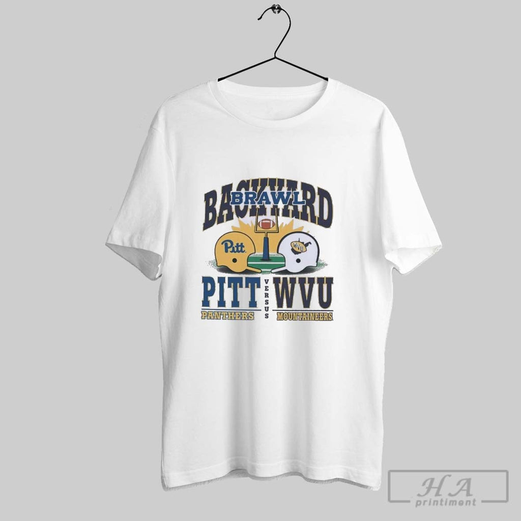 Official Pitt Panthers Backyard Brawl Versus Wvu - Adult & Kids T-Shirts, Sweatshirts & Hoodies apparel design preview 1