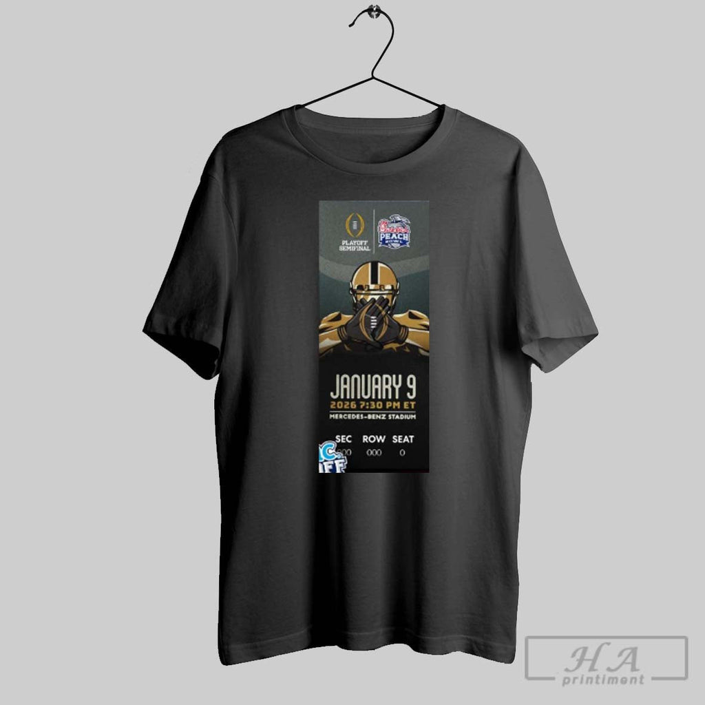 Official Playoff Semifinal X Chick Fil A Peach Bowl - Adult & Kids T-Shirts, Sweatshirts & Hoodies apparel design preview 1