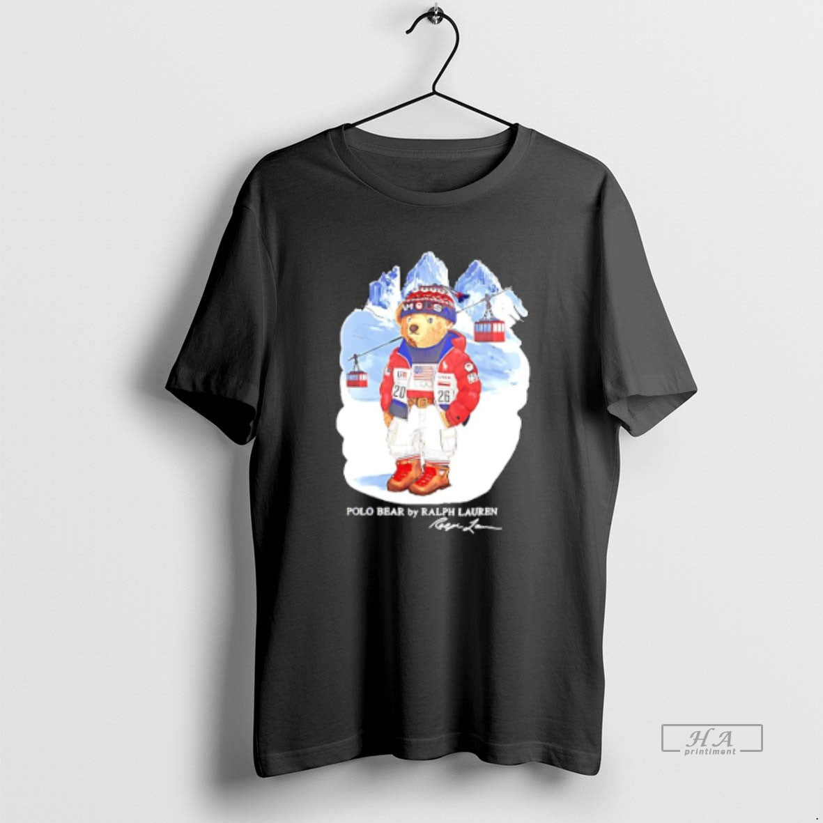 Official Ralph Lauren Team Usa Bear - Adult & Kids T-Shirts, Sweatshirts & Hoodies apparel design preview 1