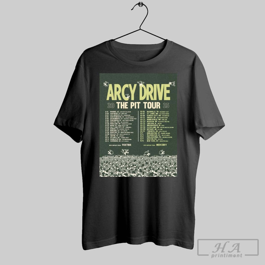 Official Poster Arcy Drive The Pit Tour 2025 9 - Adult & Kids T-Shirts, Sweatshirts & Hoodies apparel design preview 1