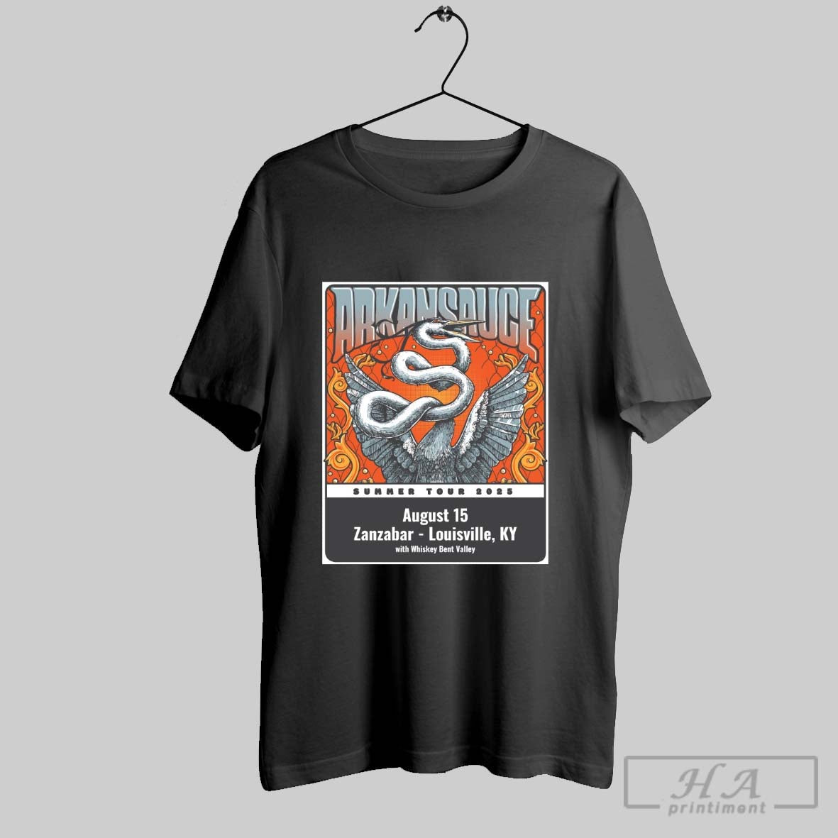 Official Poster Arkansauce Summer Tour Zanzabar In - Adult & Kids T-Shirts, Sweatshirts & Hoodies apparel design preview 1