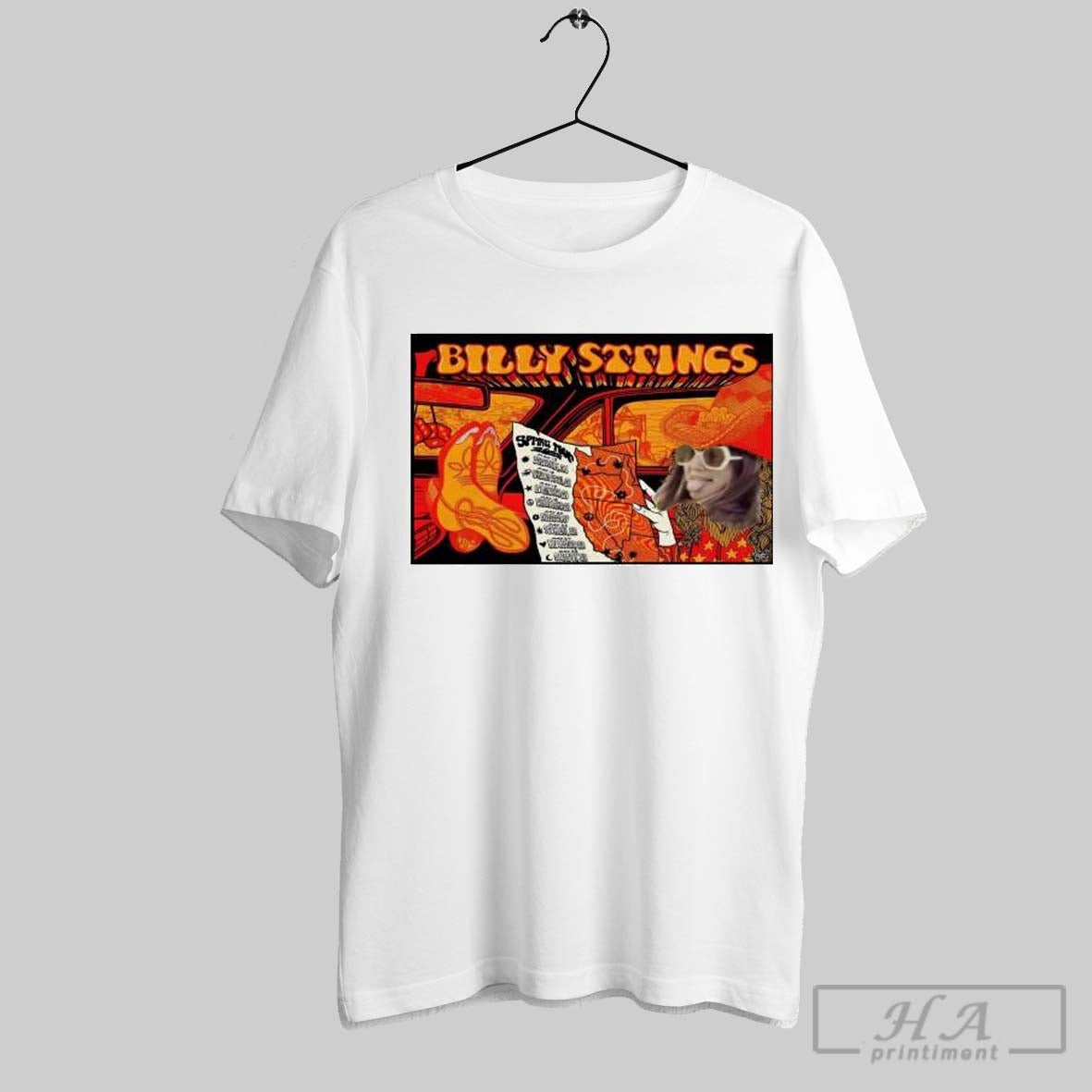 Official Poster Billy Strings Spring Tour 2025 - Adult & Kids T-Shirts, Sweatshirts & Hoodies apparel design preview 1