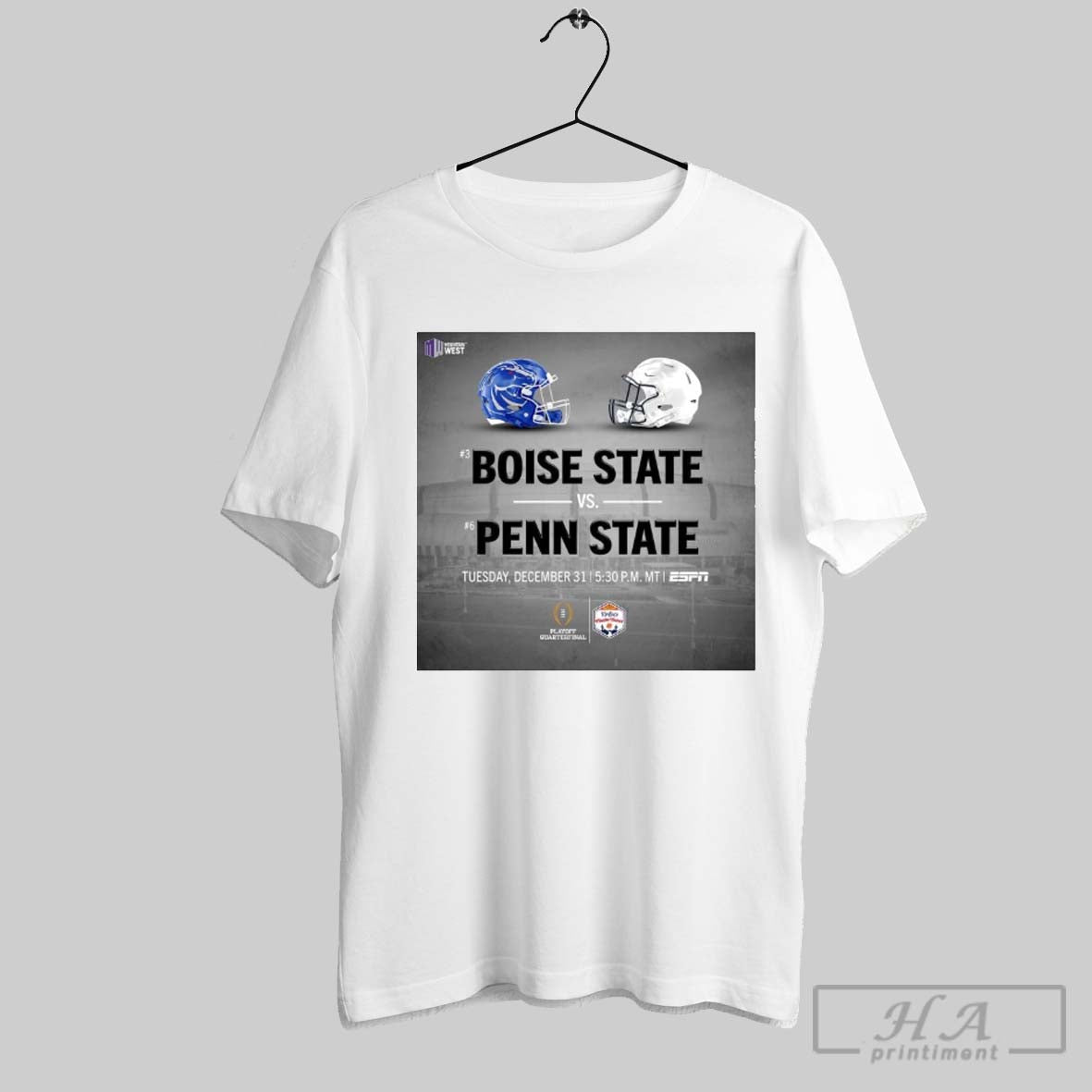 Official Poster Cfp Fiesta Bowl Football Penn State - Adult & Kids T-Shirts, Sweatshirts & Hoodies apparel design preview 1