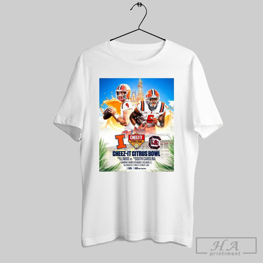 Official Poster Citrus Bowl Football Illinois - Adult & Kids T-Shirts, Sweatshirts & Hoodies apparel design preview 1