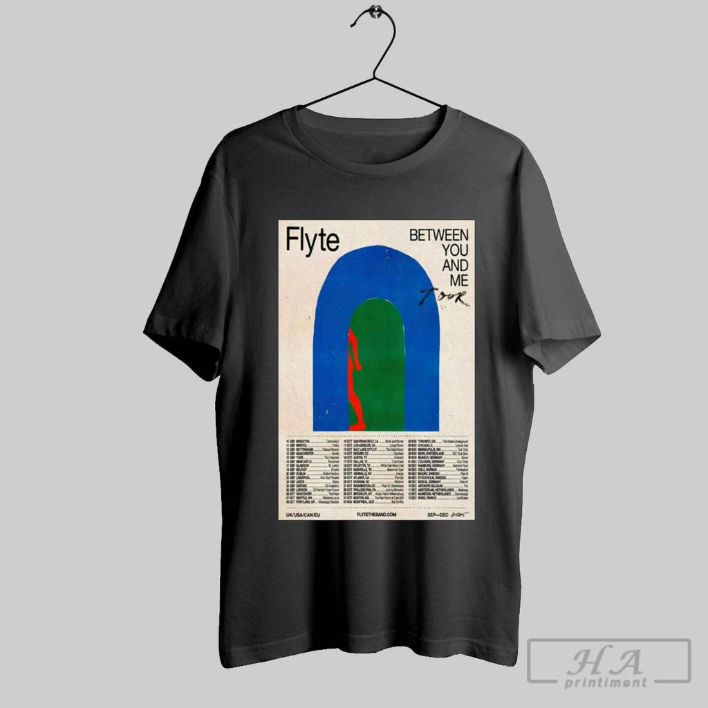 Official Poster Flyte Between You And Me Tour 2025 10 - Adult & Kids T-Shirts, Sweatshirts & Hoodies apparel design preview 1