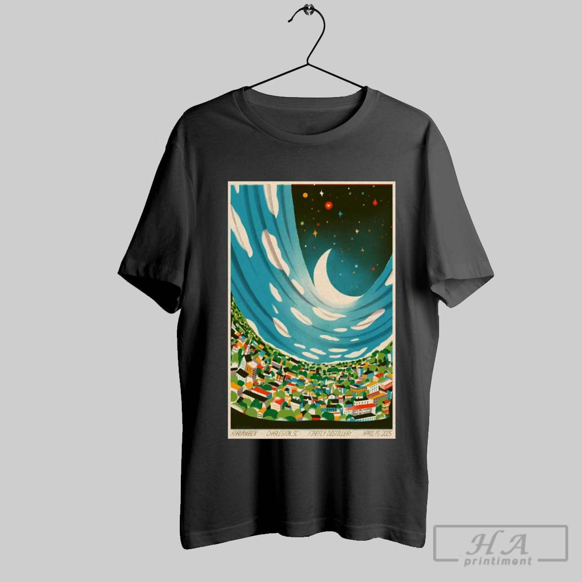 Official Poster Khruangbin Firefly Distillery North - Adult & Kids T-Shirts, Sweatshirts & Hoodies apparel design preview 1