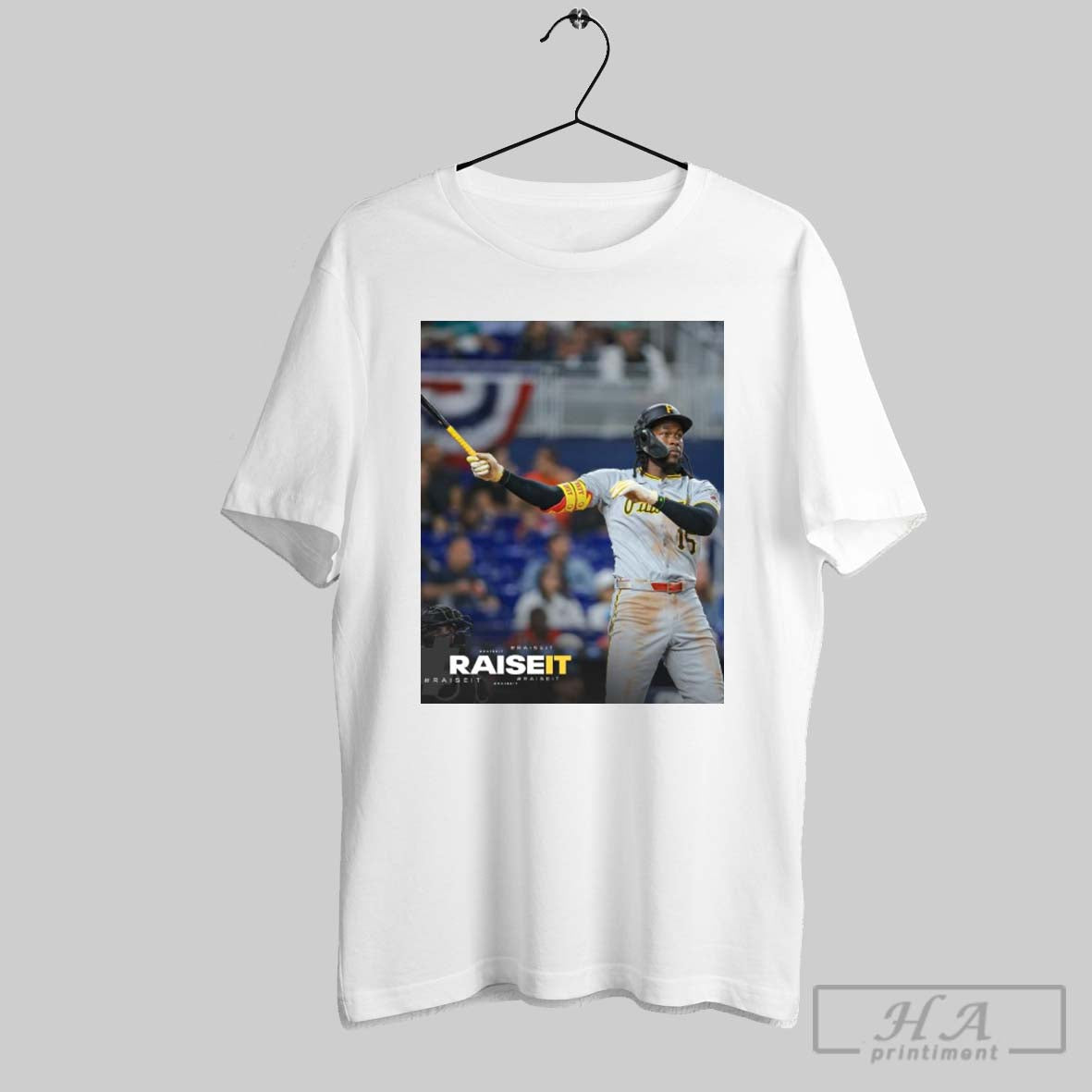 Official Poster Raised It In Miami Oneil Cruz - Adult & Kids T-Shirts, Sweatshirts & Hoodies apparel design preview 1