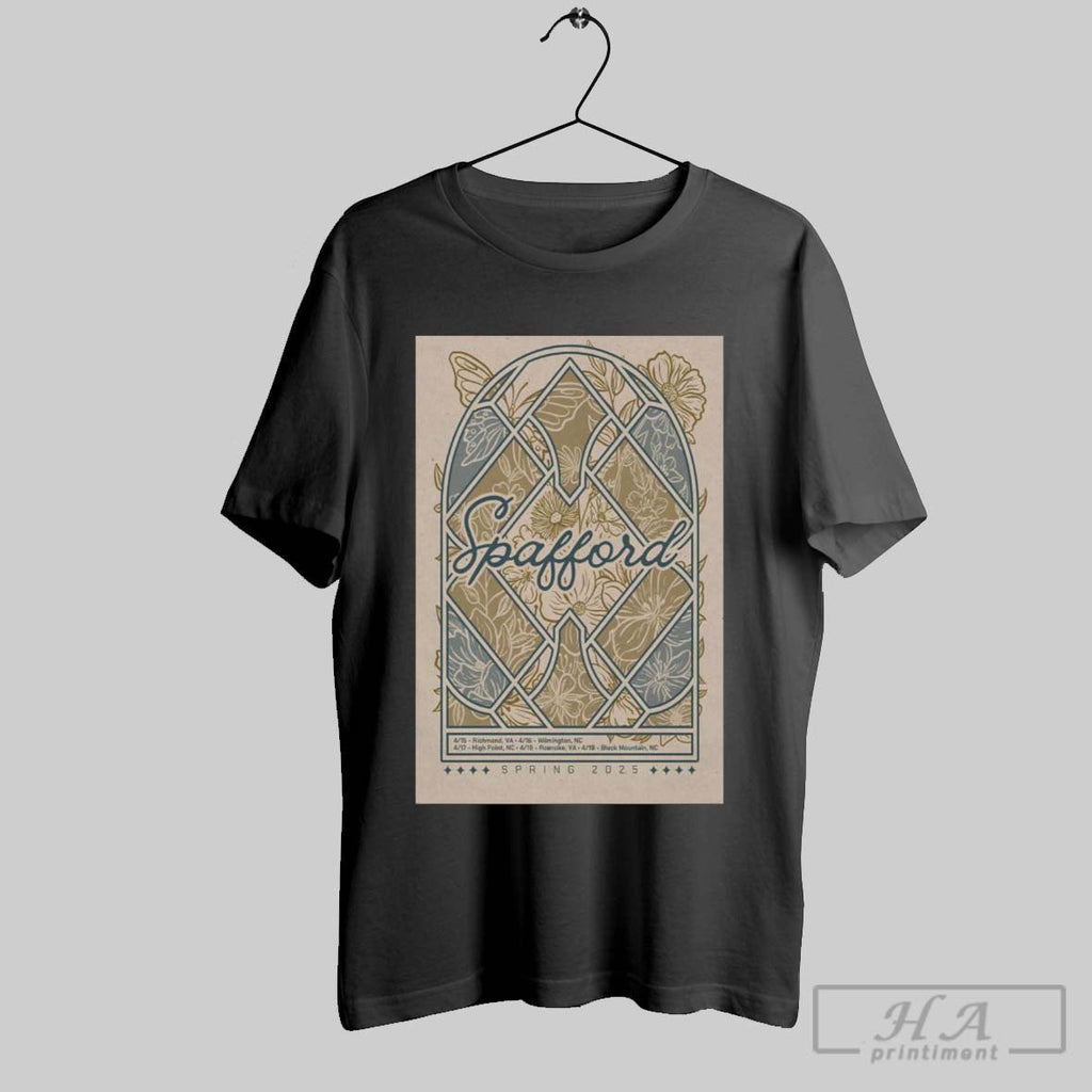 Official Poster Spafford Spring Tour April 2025 4 15 - Adult & Kids T-Shirts, Sweatshirts & Hoodies apparel design preview 1