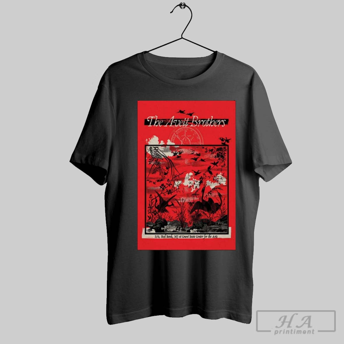 Official Poster The Avett Brothers Count Basie Center - Adult & Kids T-Shirts, Sweatshirts & Hoodies apparel design preview 1