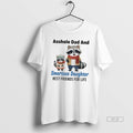 Official Raccoon Asshole Dad Smartass Daughter Best - Adult & Kids T-Shirts, Sweatshirts & Hoodies apparel design preview 1