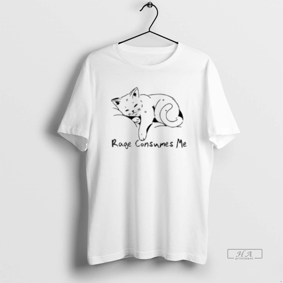 Official Rage Consumes Me Kitten Cat - Adult & Kids T-Shirts, Sweatshirts & Hoodies apparel design preview 1
