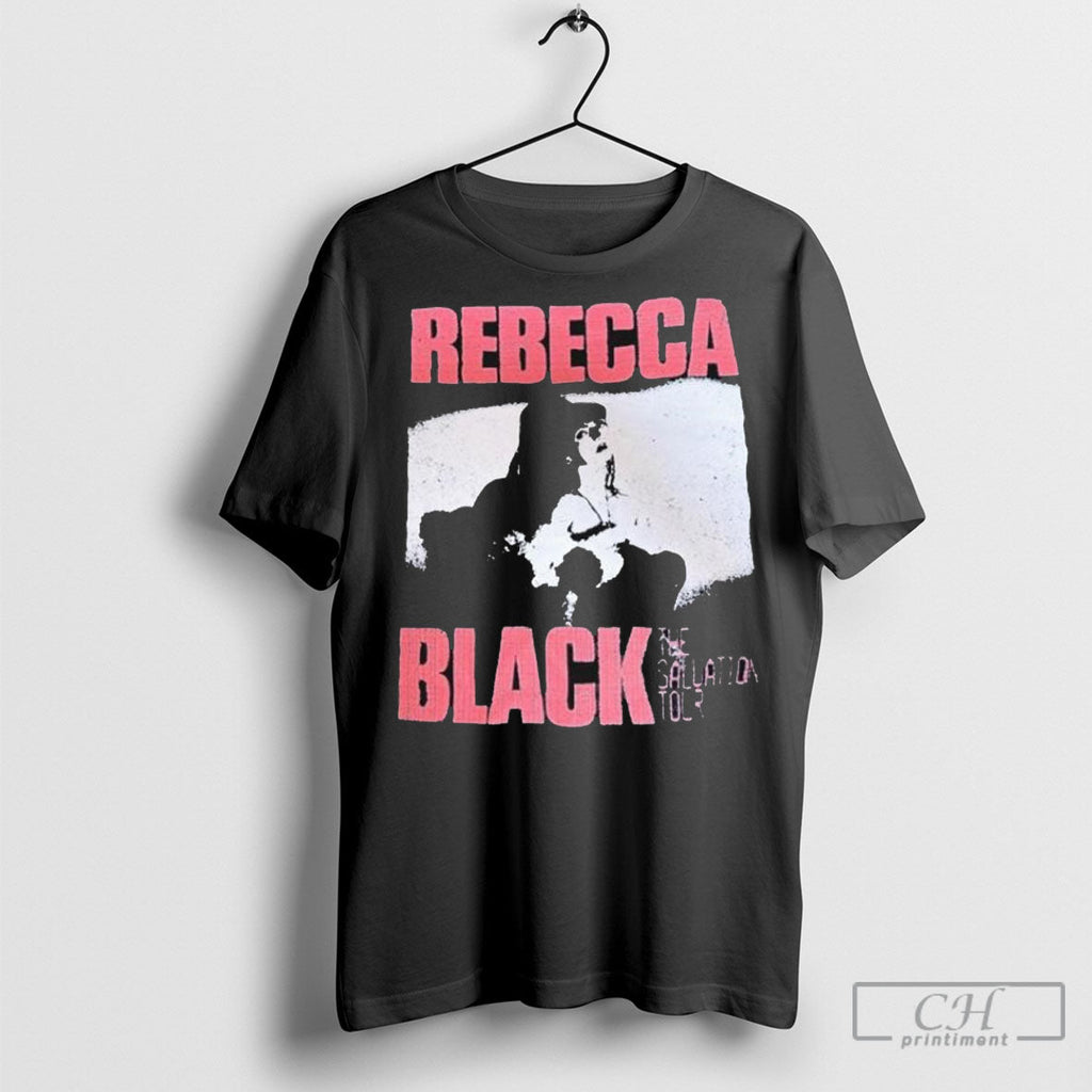 Official Rebecca Black The Salutation Tour 2024 2025 - Adult & Kids T-Shirts, Sweatshirts & Hoodies apparel design preview 1