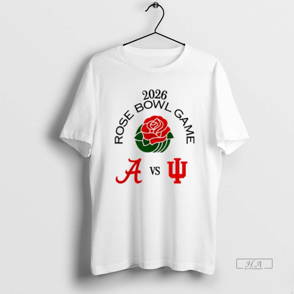 Official Rose Bowl Game 2026 Alabama Vs Indiana - Adult & Kids T-Shirts, Sweatshirts & Hoodies apparel design preview 1