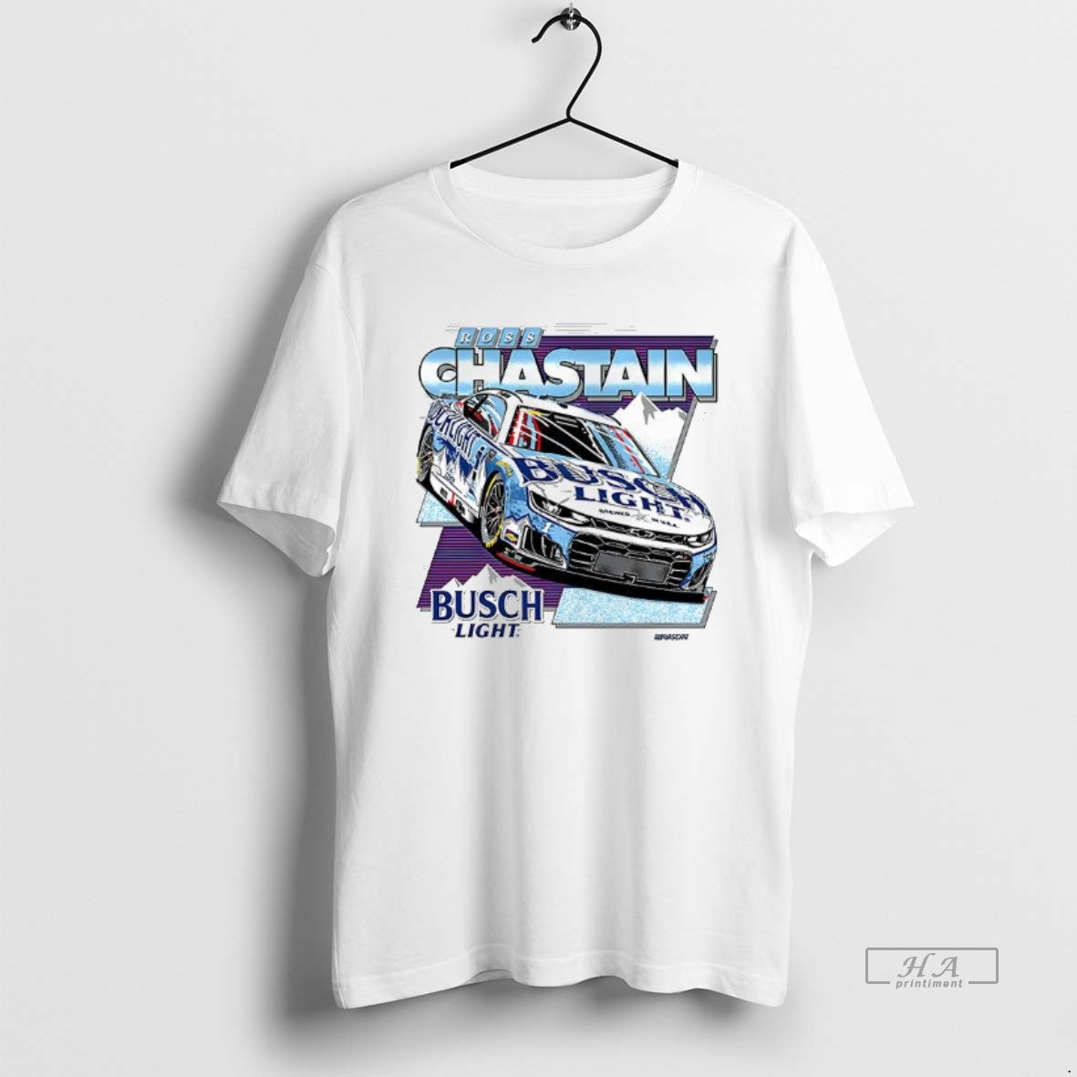 Official Ross Chastain 1 2026 Busch Light Two Sided - Adult & Kids T-Shirts, Sweatshirts & Hoodies apparel design preview 1